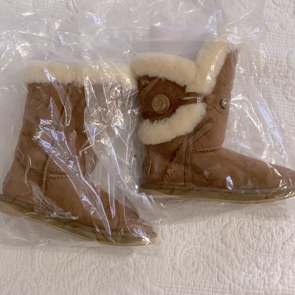 Australia Luxe Collective Nordic Shearling Short Boot Chestnut 7 7.5 38 - Picture 5 of 15